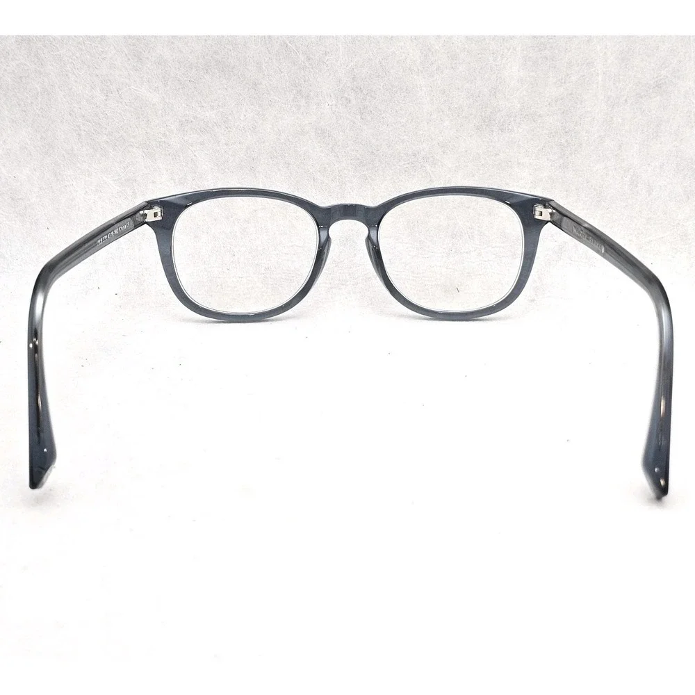 Warby Parker Lyle 370 Crystal Blue Wayfarer Eyeglasses Frames 47-18 140 Designer